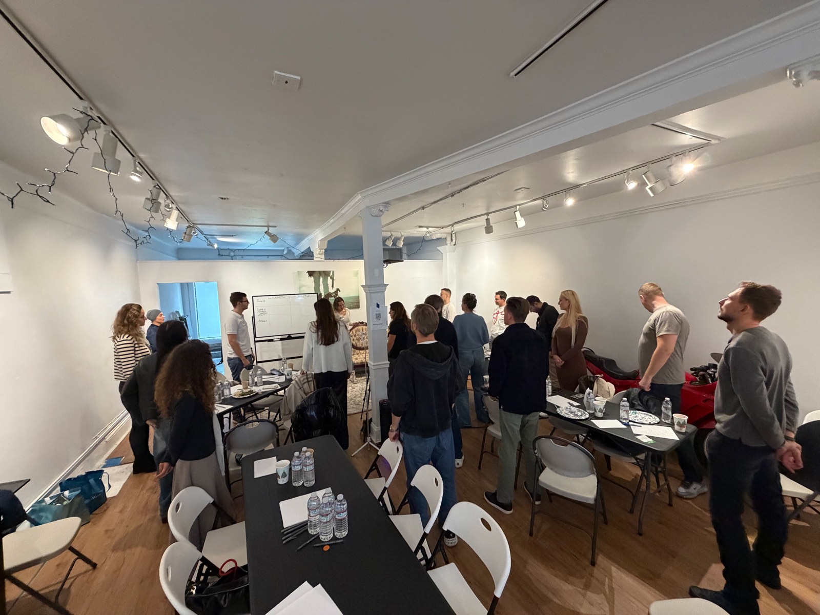 A live AI START academy session being taught and recorded